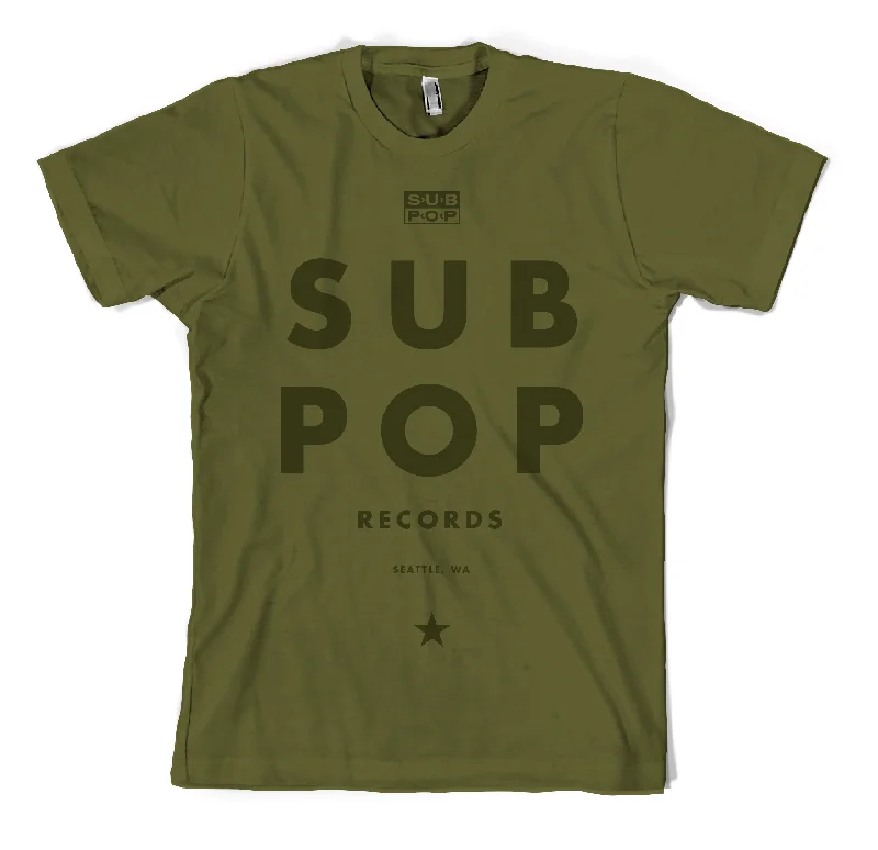 Army Green Futura T-Shirt