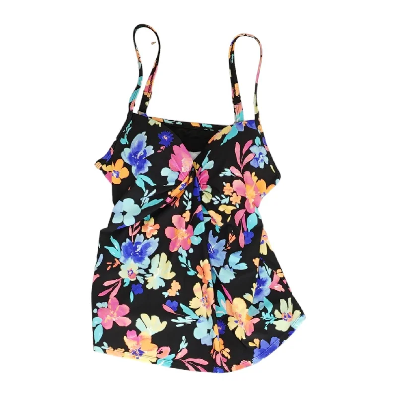 Multi Floral Swim Top