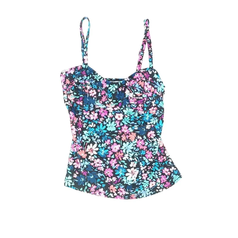 Multi Floral Swim Top